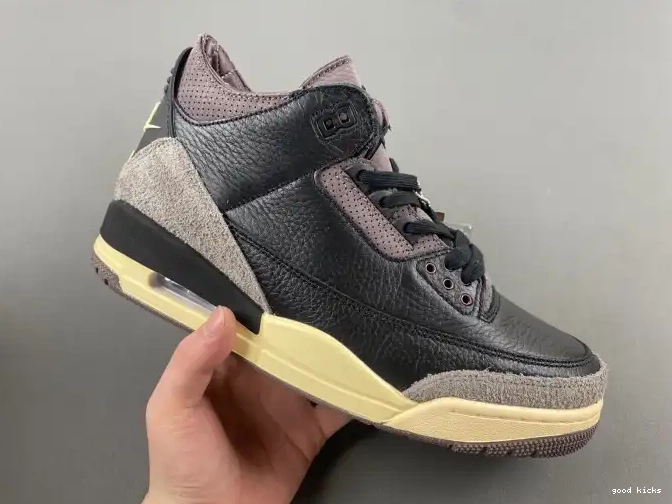 Rep x FZ4811-001 Air 3 Ma A Maniere Jordan Black 0523